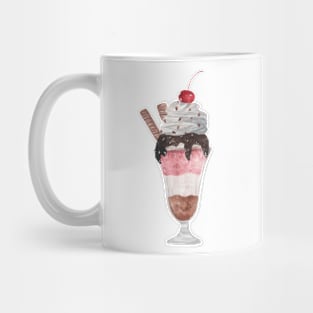 Ice cream watercolor Mug